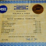 ASE Master Technician